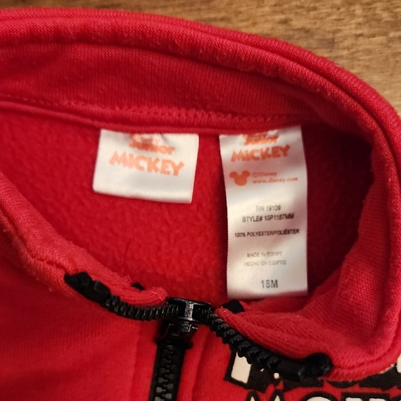 Disney Red Sweatshirt Cozy Hoodie - Picture 2 of 2